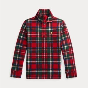 RARE BNWT Polo Ralph Lauren Tartan Plaid Double-knit Pullover
